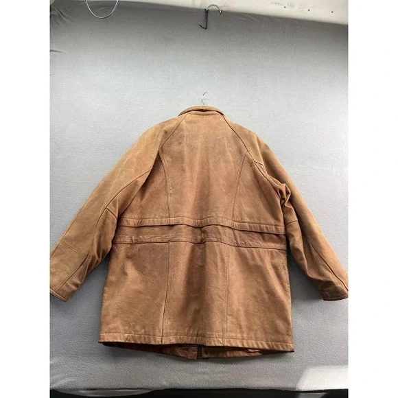 Vintage Adventure Bound Jacket Mens XL Leather Thinsulate Lined Wilsons 90s
